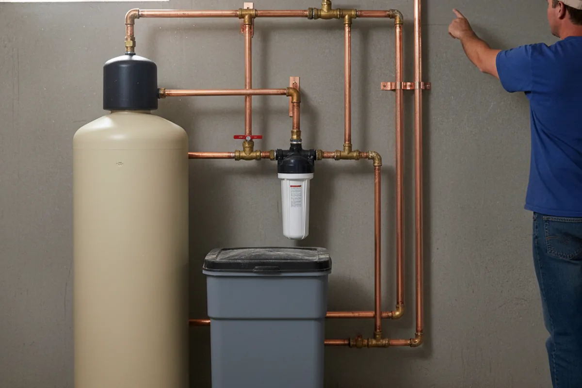 Whole-house water treatment system installed in Branchdale